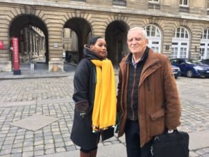 Alain Gauthier avec sa dame
