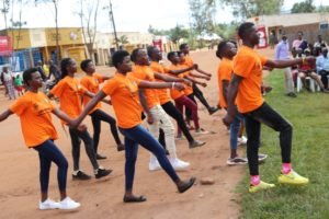Bamwe mu rubyiruko bari bitabiriye urugerero.