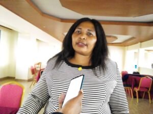 Hon.Gahongayire commissioner of National Commission for Human Rights
