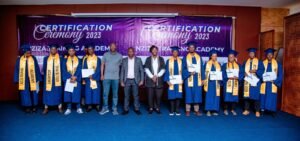 some of graduates with nziza training academy's officials